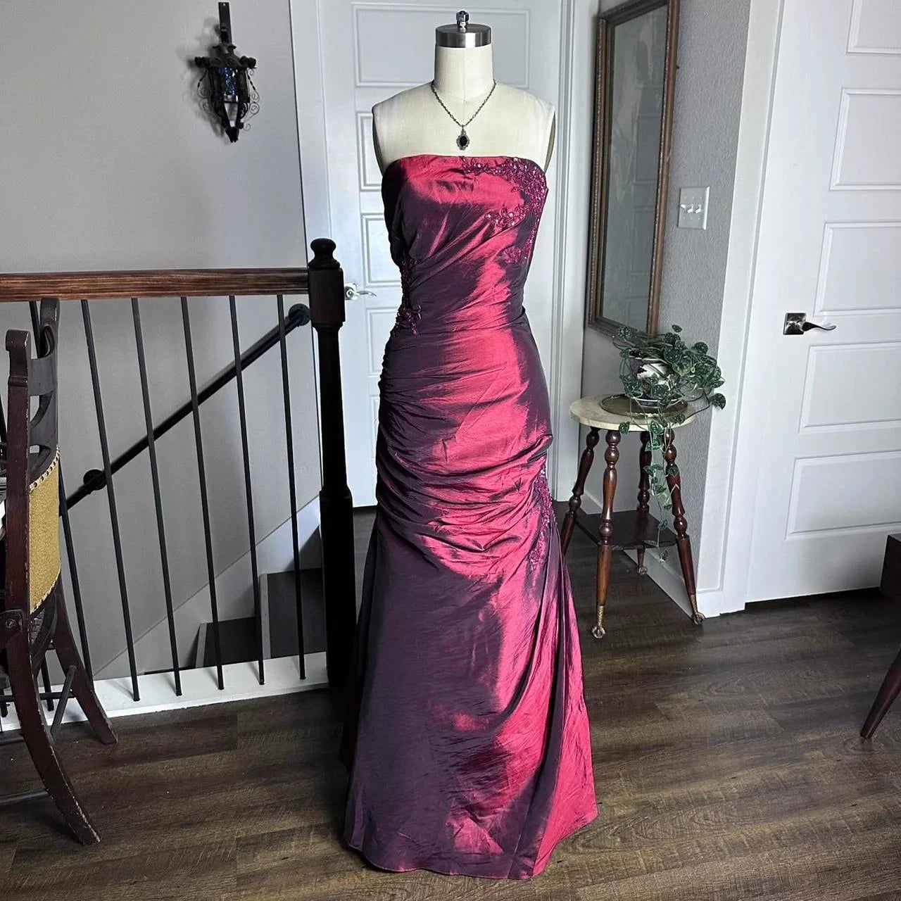 Evening Dress Birthday Party Dress Ball Gown Graduation Dress simple gentle atmospheric and unique desi Bring summer colors to enhance whiteness by YiHuiw