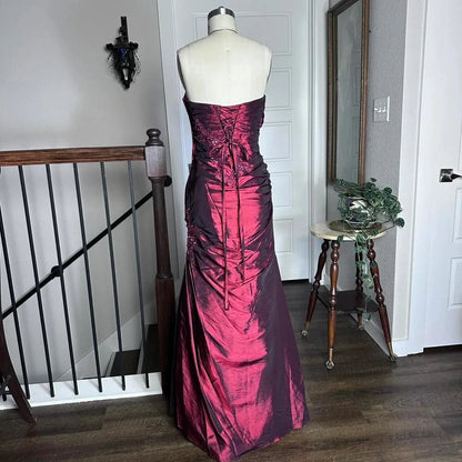 Evening Dress Birthday Party Dress Ball Gown Graduation Dress simple gentle atmospheric and unique desi Bring summer colors to enhance whiteness by YiHuiw