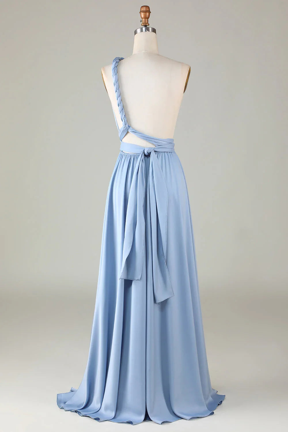 A-Line Sleeveless Backless Floor-Length Wedding Dress - Yihuiw by Yihuiw