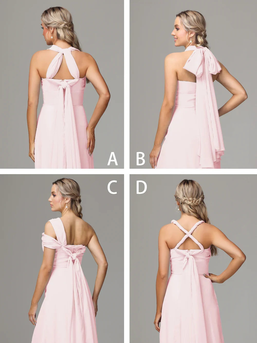Mermaid Sleeveless Backless Floor-Length Wedding Dress - Yihuiw by Yihuiw
