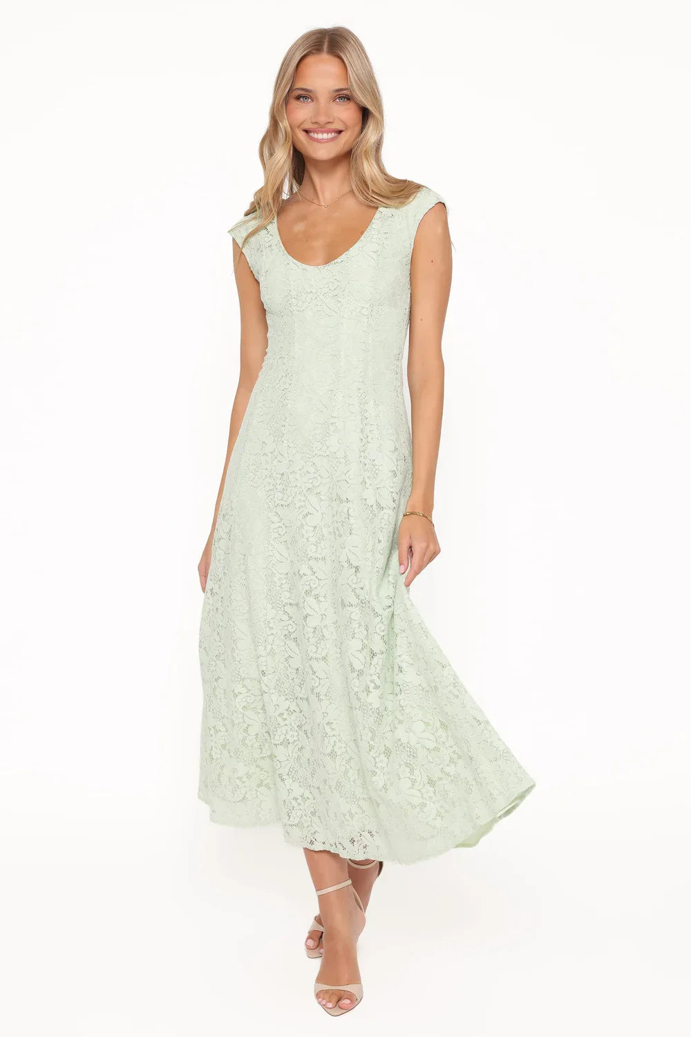 Lace Midi Wedding Dress - Yihuiw by Yihuiw