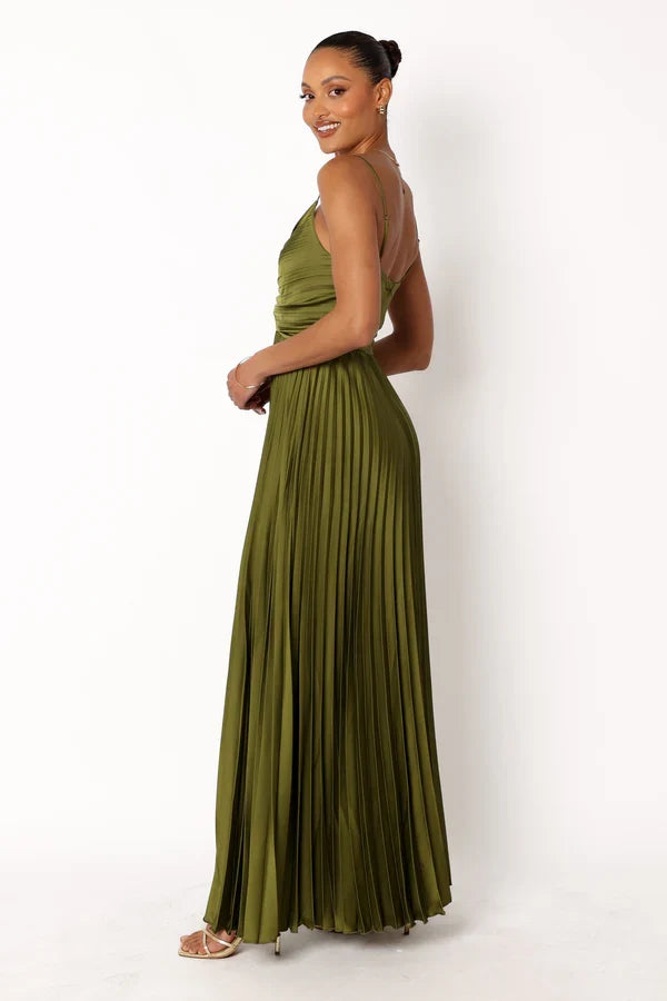 Sweetheart Pleated Floor-Length Wedding Dress - Yihuiw by Yihuiw