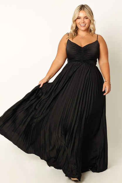 Sweetheart Pleated Floor-Length Wedding Dress - Yihuiw by Yihuiw