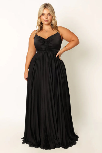 Sweetheart Pleated Floor-Length Wedding Dress - Yihuiw by Yihuiw