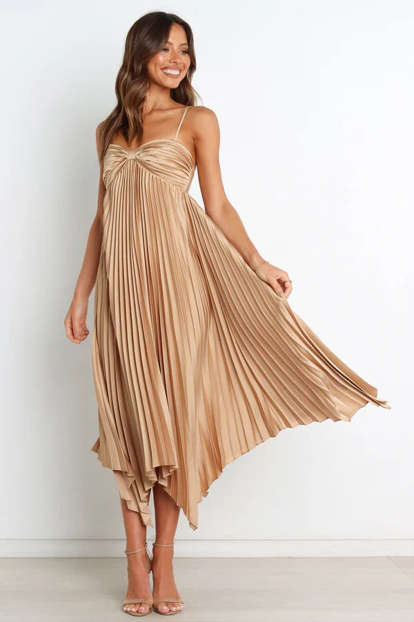Sweetheart Asymmetric Midi Wedding Dress - Yihuiw by Yihuiw