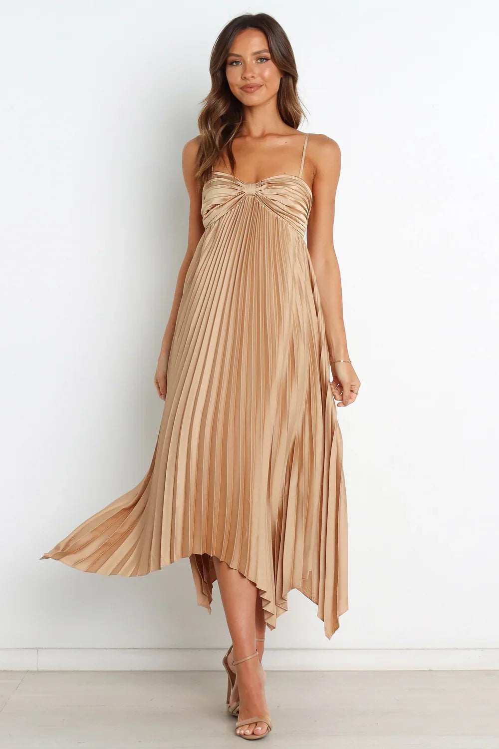 Sweetheart Asymmetric Midi Wedding Dress - Yihuiw by Yihuiw