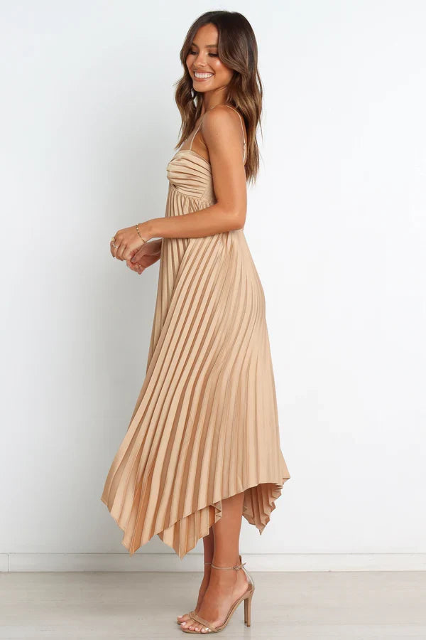 Sweetheart Asymmetric Midi Wedding Dress - Yihuiw by Yihuiw
