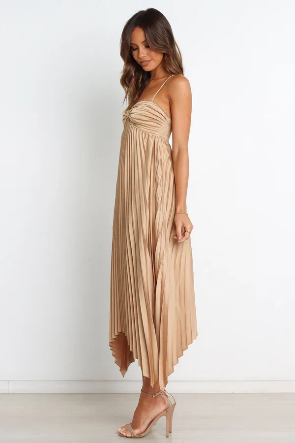 Sweetheart Asymmetric Midi Wedding Dress - Yihuiw by Yihuiw