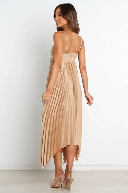 Sweetheart Asymmetric Midi Wedding Dress - Yihuiw by Yihuiw