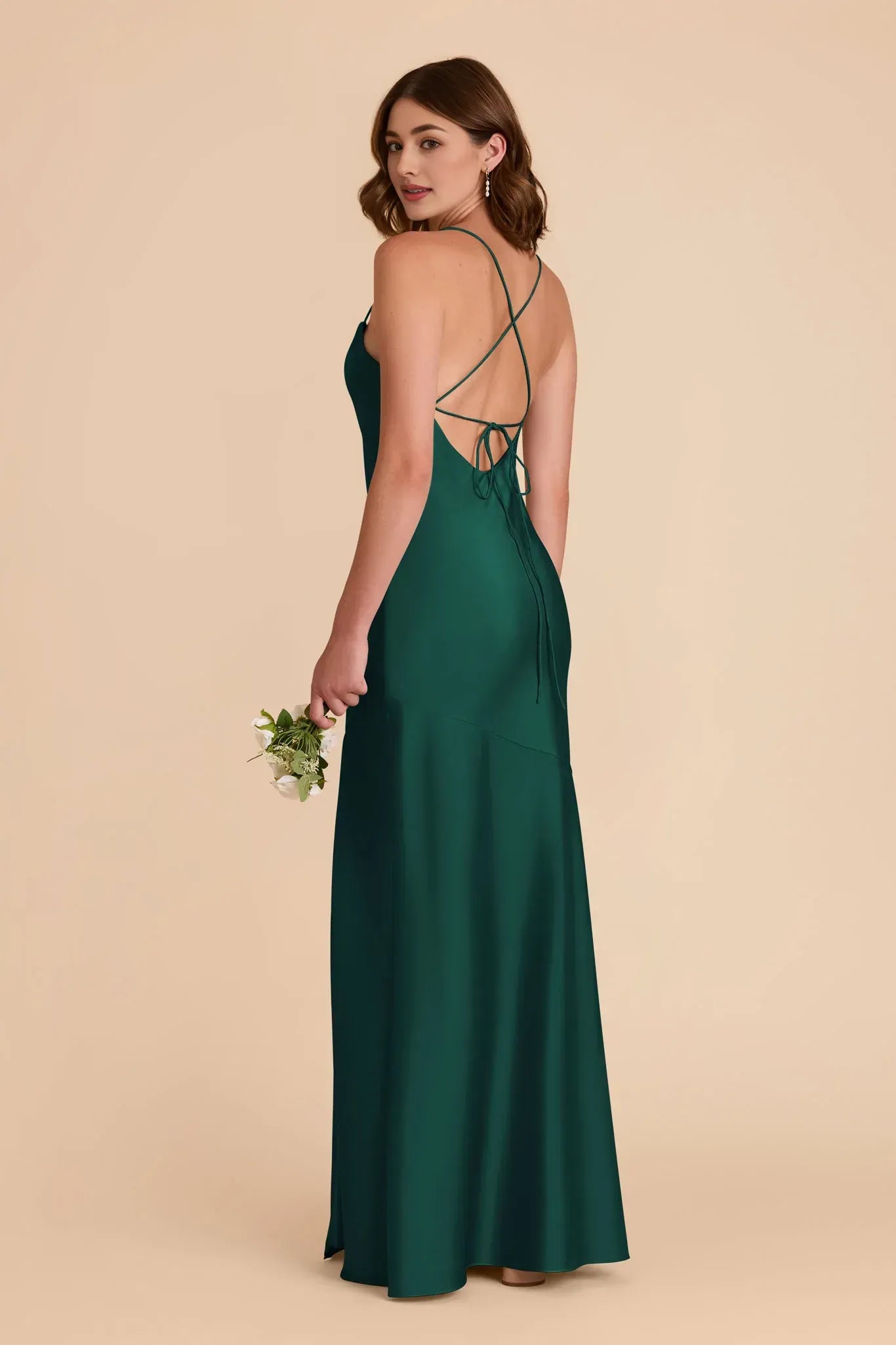 Mermaid Spaghetti Strap Floor-Length Wedding Dress - Yihuiw by Yihuiw