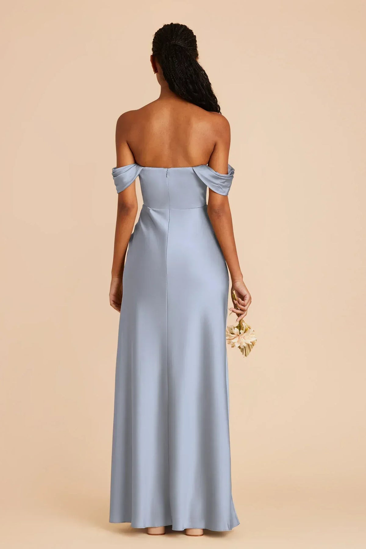 Mermaid Off-Shoulder Short Sleeve Floor-Length Wedding Dress - Yihuiw by Yihuiw