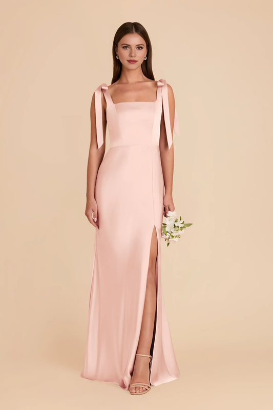 Mermaid Square Neck Floor-Length Wedding Dress - Yihuiw by Yihuiw