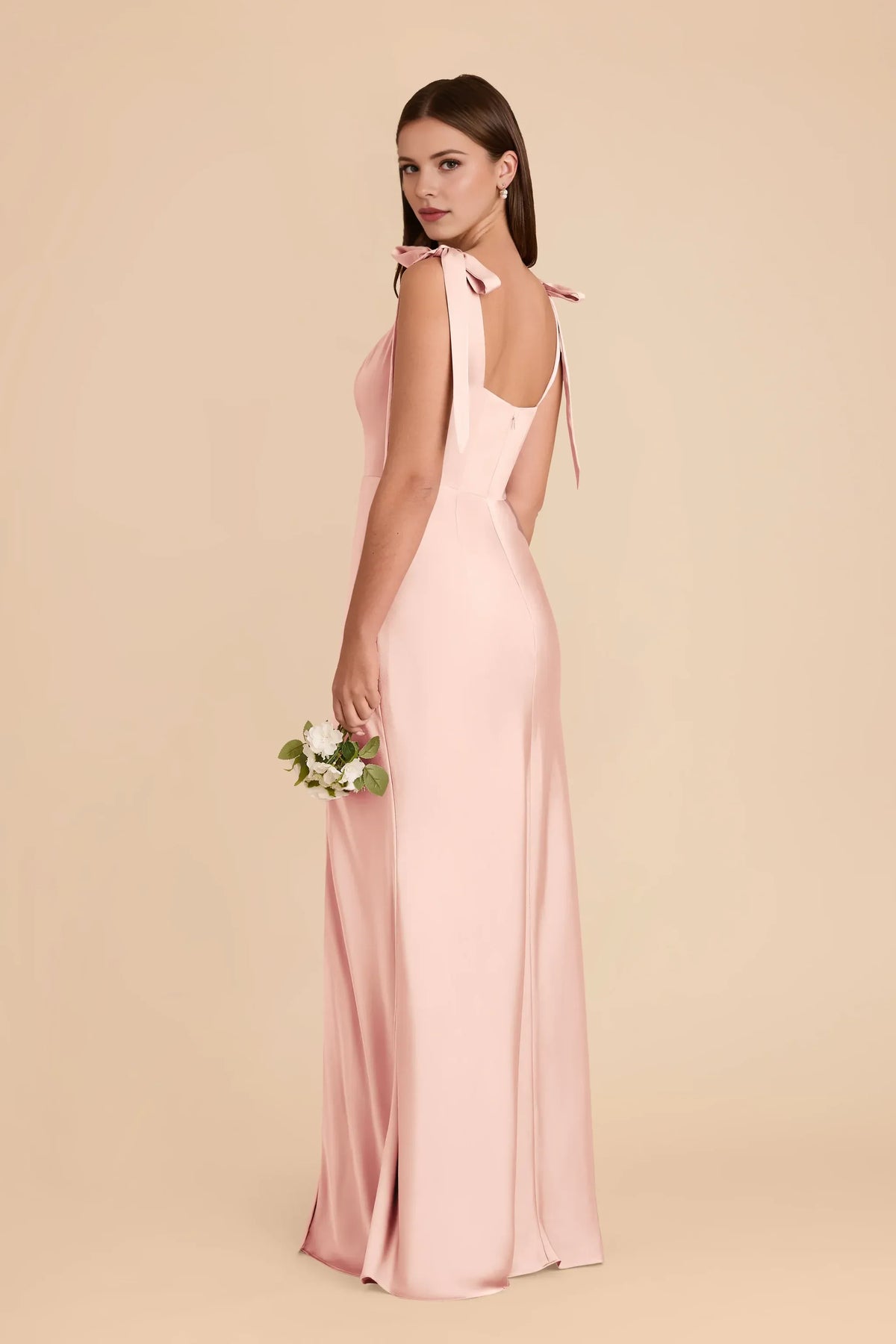 Mermaid Square Neck Floor-Length Wedding Dress - Yihuiw by Yihuiw