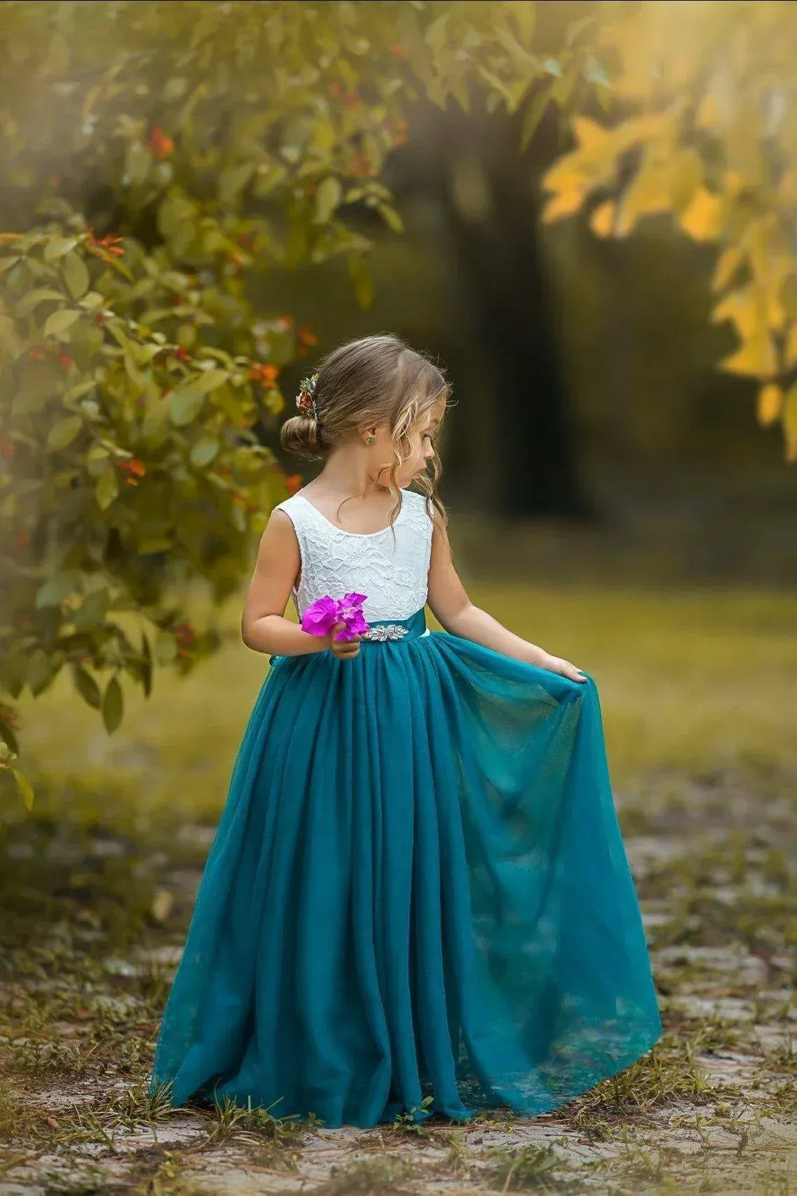 A-Line Sleeveless Floor-Length Dress - Yihuiw by Yihuiw