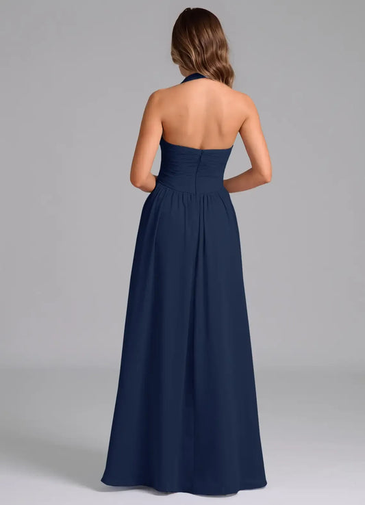 A-Line Sweetheart Chiffon Ruched Wedding Dress - Yihuiw by Yihuiw
