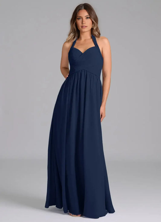 A-Line Sweetheart Chiffon Ruched Wedding Dress - Yihuiw by Yihuiw