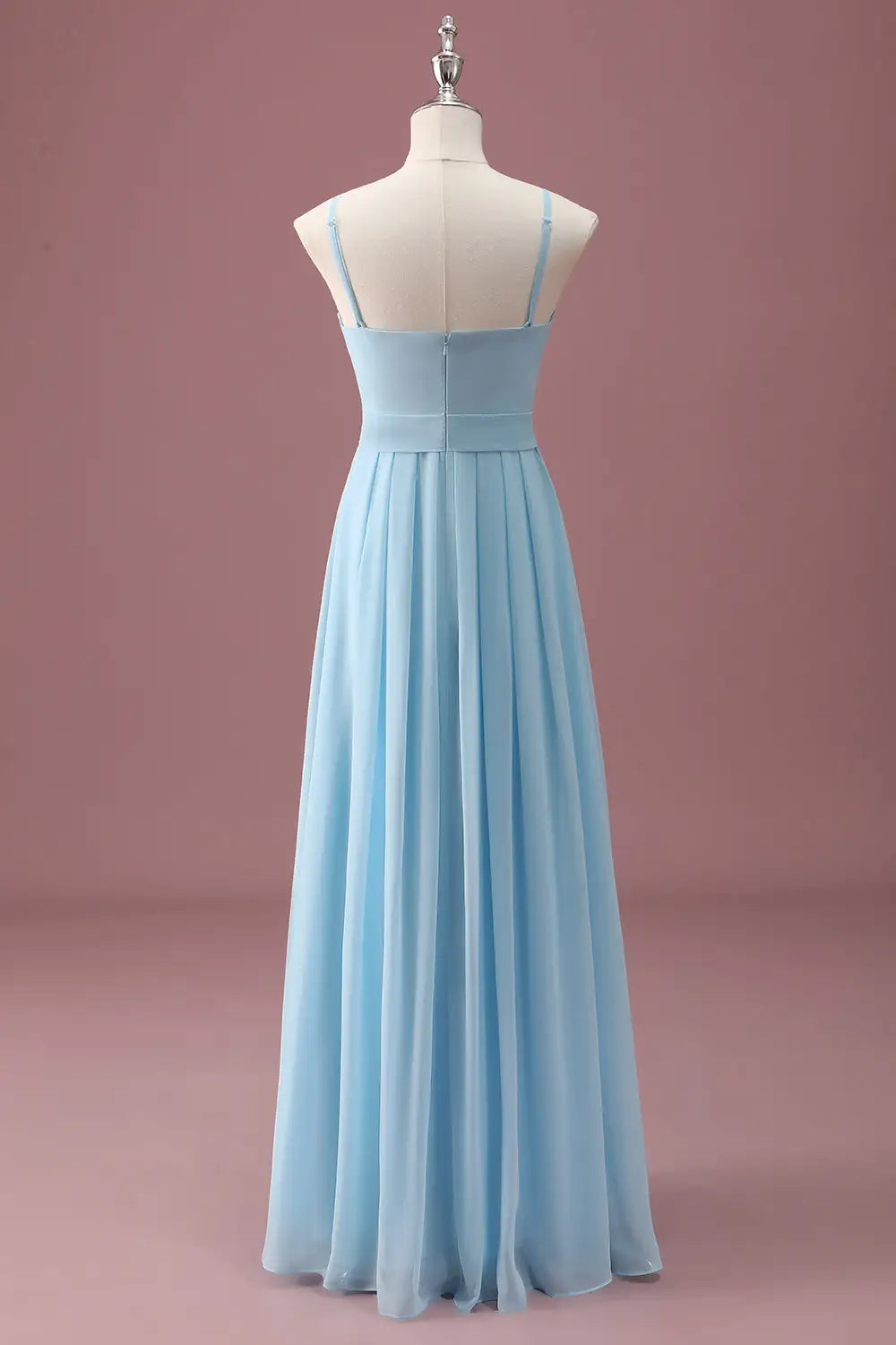 A-Line Spaghetti Strap Sleeveless Ruffled Wedding Dress - Yihuiw by Yihuiw