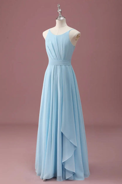 A-Line Spaghetti Strap Sleeveless Ruffled Wedding Dress - Yihuiw by Yihuiw