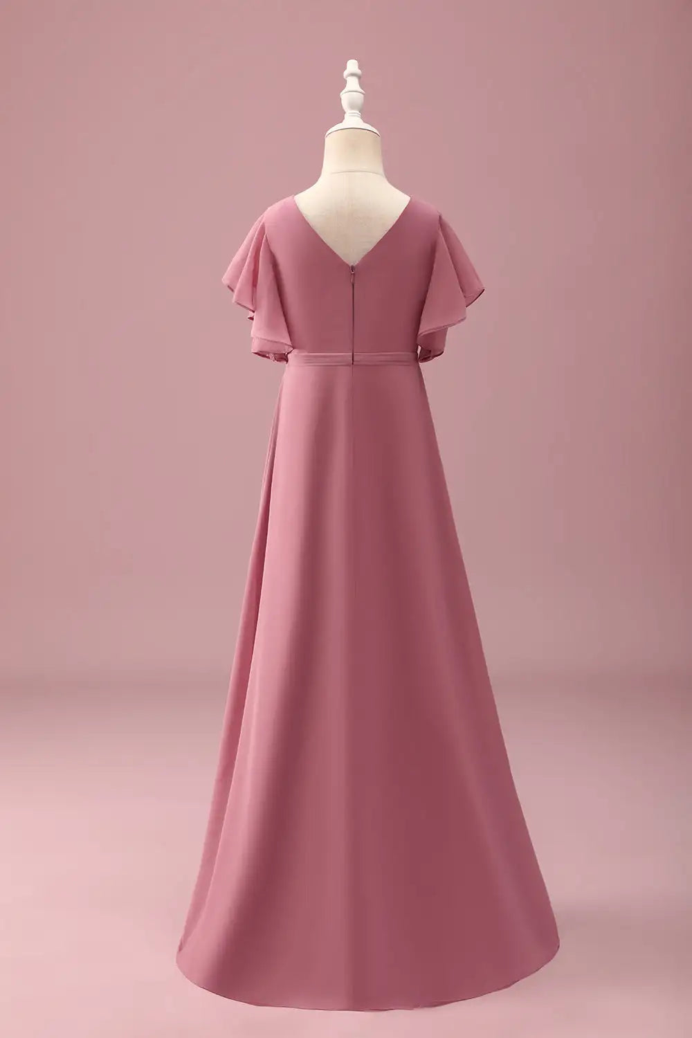 A-Line V-Neck Ruched Wedding Dress - Yihuiw by Yihuiw