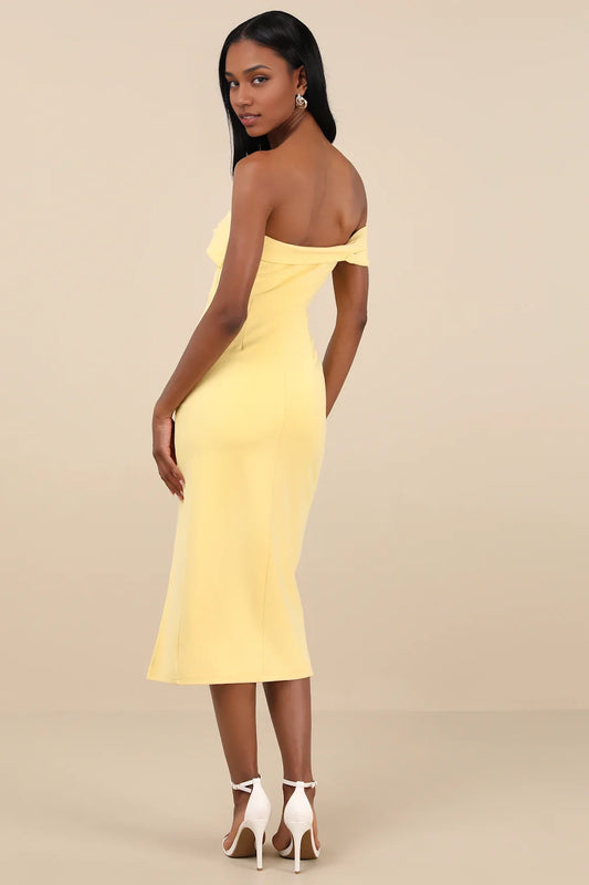 Unique single shoulder slim fit medium length stretch crepe knit single shoulder collar Homecoming Dresses