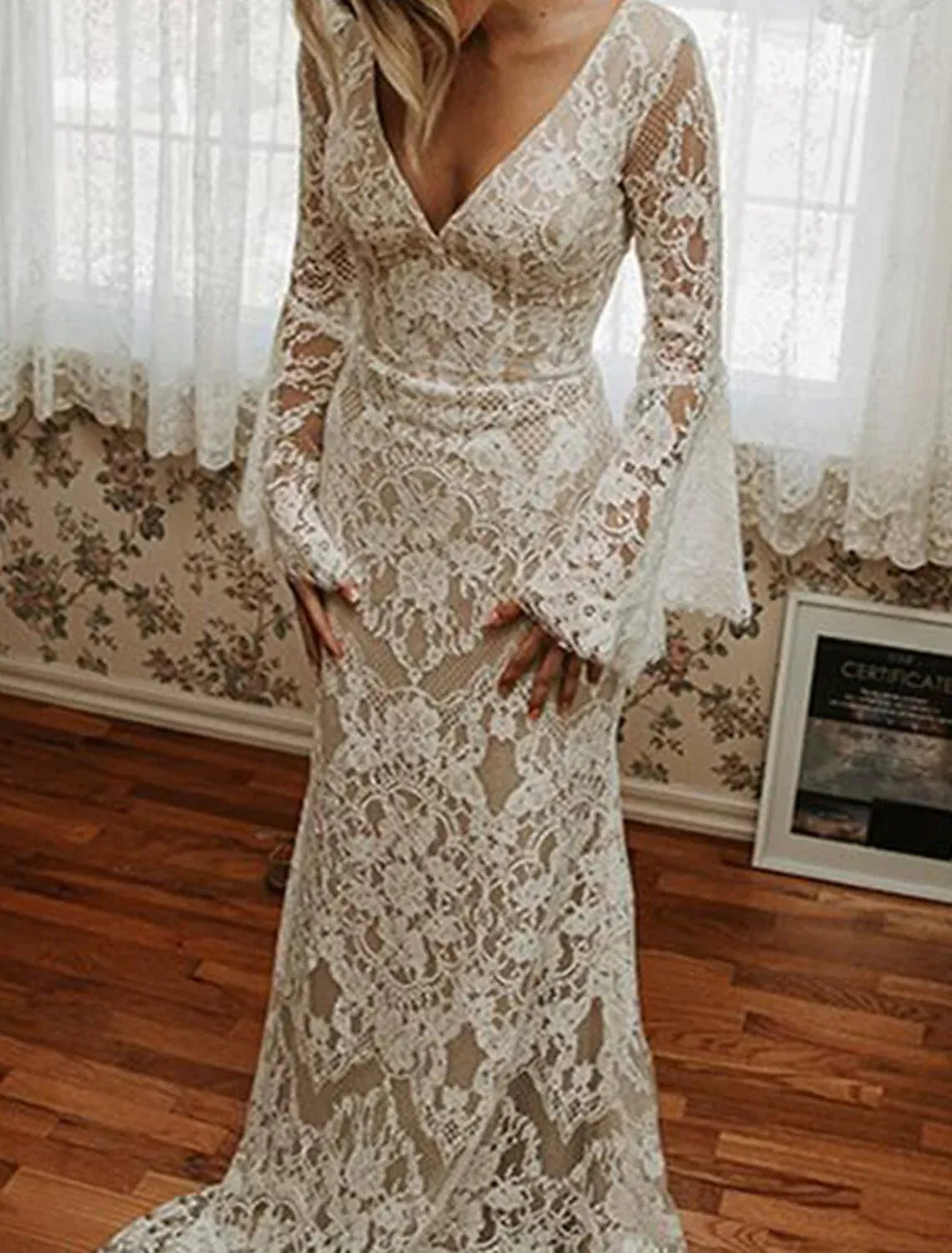 Mermaid Lace Wedding Dress - Yihuiw by Yihuiw