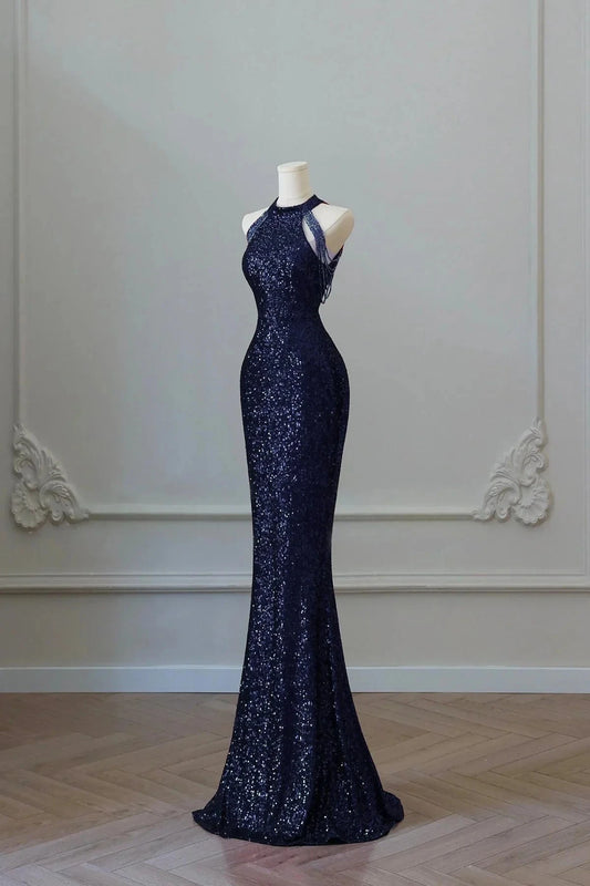 Long Mermaid Prom Dress Elegant Off the Shoulder Party Dress simple gentle atmospheric and unique desi Brin by YiHuiw