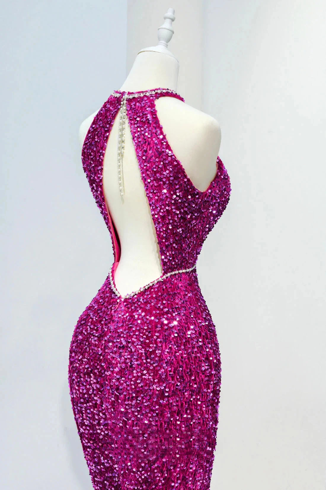 Long Prom Dress Mermaid Backless Evening Dress simple gentle atmospheric and unique desi Brin by YiHuiw