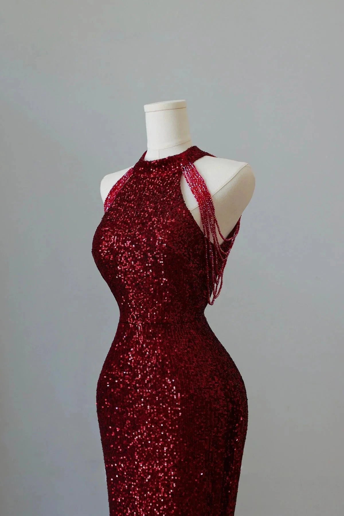 Long Prom Dress Mermaid Evening Party Dress simple gentle atmospheric and unique desi Brin by YiHuiw