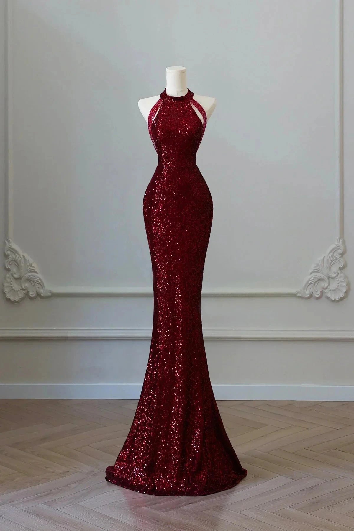 Long Prom Dress Mermaid Evening Party Dress simple gentle atmospheric and unique desi Brin by YiHuiw