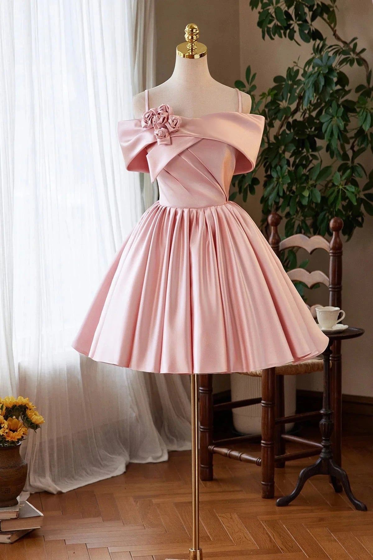 Long Prom Dress Off the Shoulder Homecoming Party Dress simple gentle atmospheric and unique desi Brin by YiHuiw