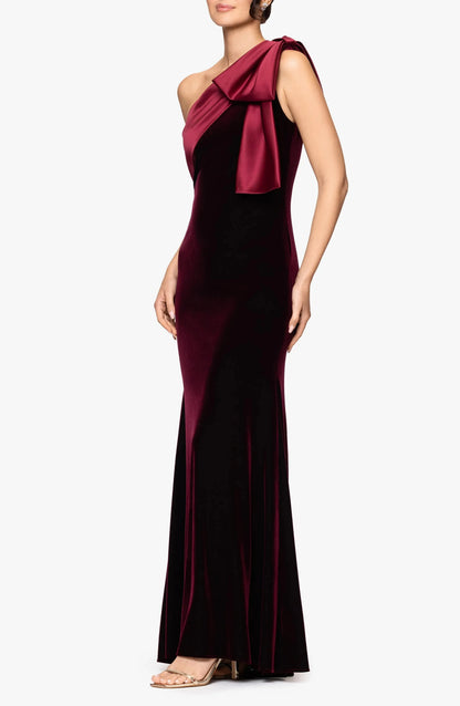 Luxe Mermaid One-Shoulder Sleeveless Solid Back Floor Length Hot Sale Prom Dress by YiHuiw