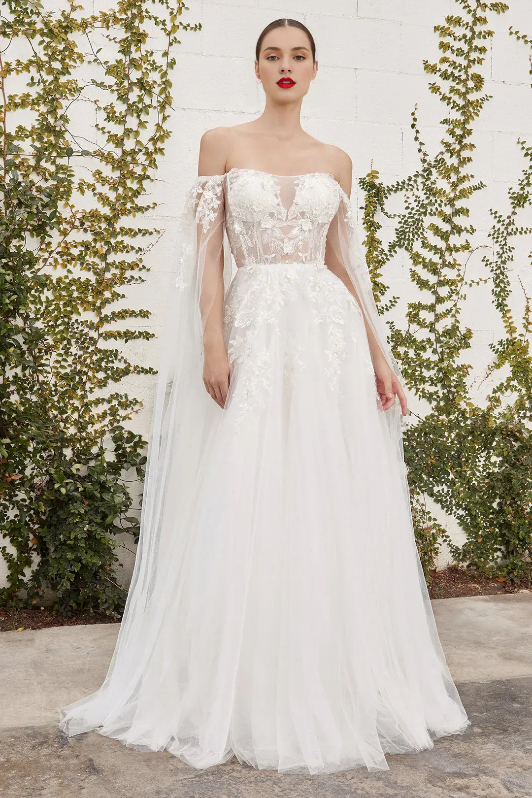 A-Line Sweetheart Floor-Length Wedding Dress - Yihuiw by Yihuiw