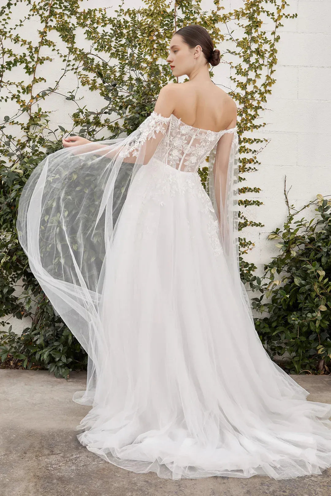 A-Line Sweetheart Floor-Length Wedding Dress - Yihuiw by Yihuiw