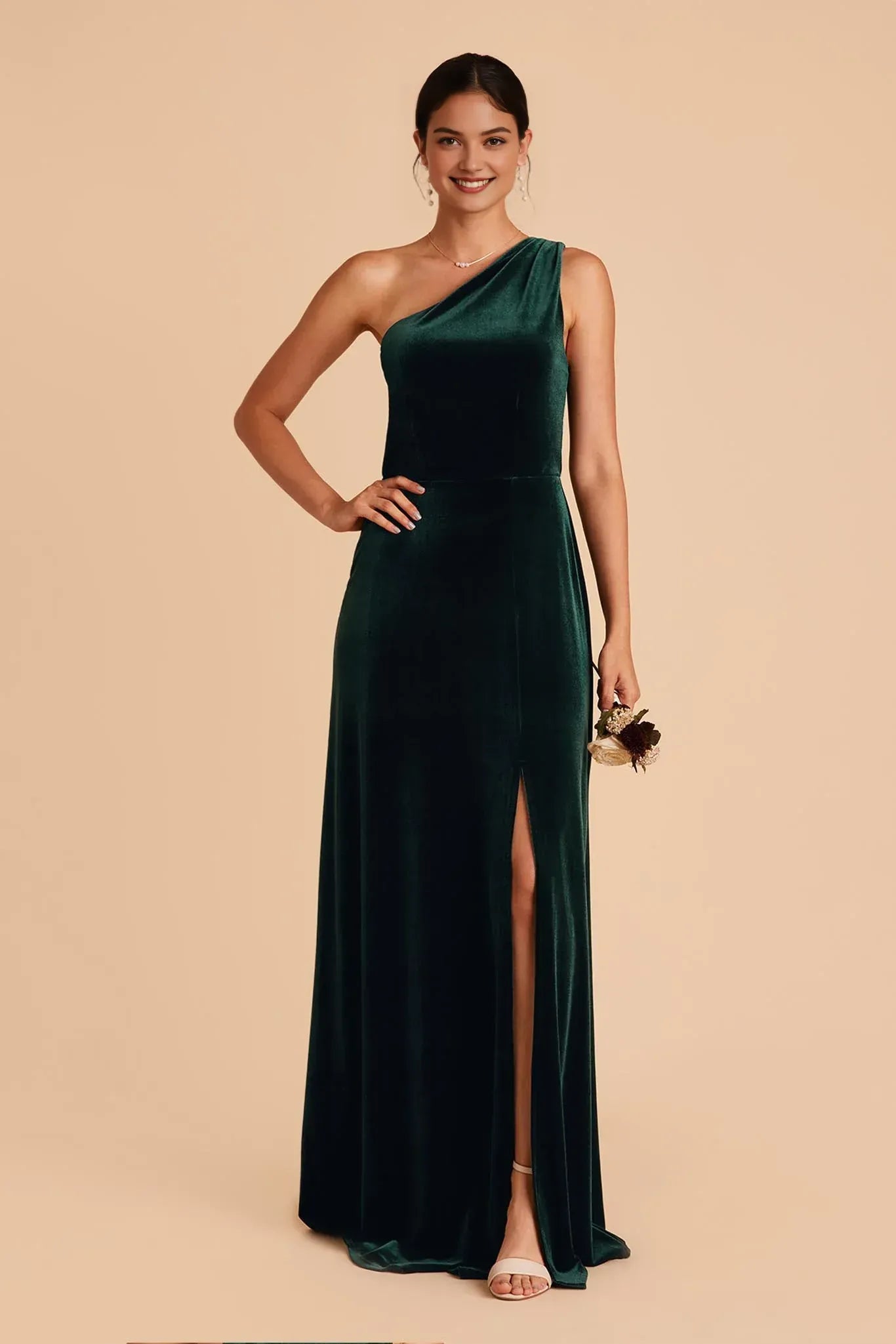Sleeveless Open Back Floor-Length Wedding Dress - Yihuiw by Yihuiw