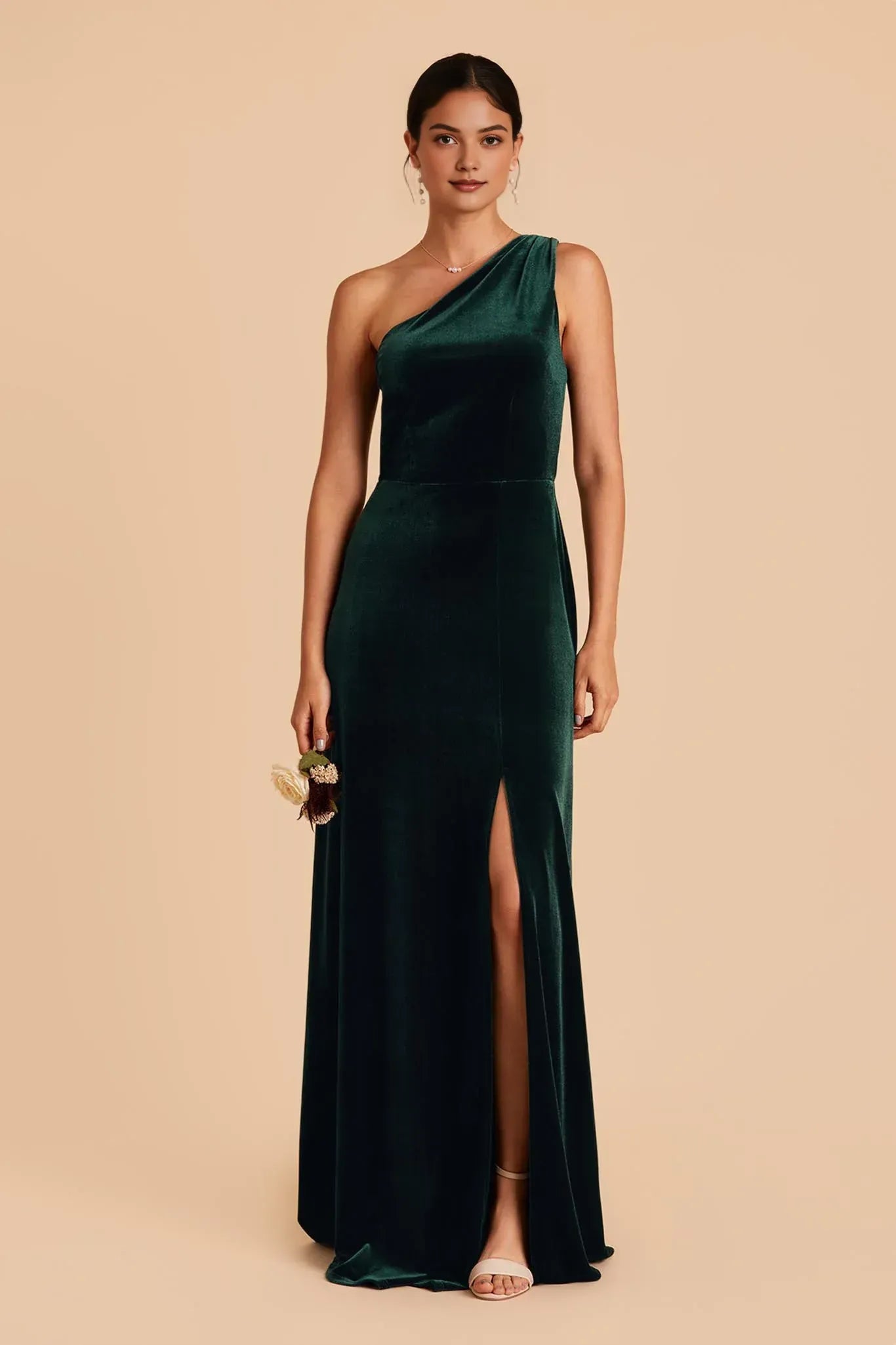 Sleeveless Open Back Floor-Length Wedding Dress - Yihuiw by Yihuiw