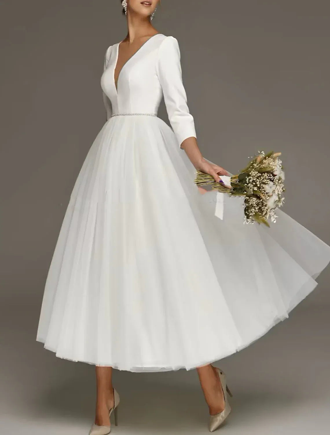 Mini Wedding Dress - Yihuiw by Yihuiw