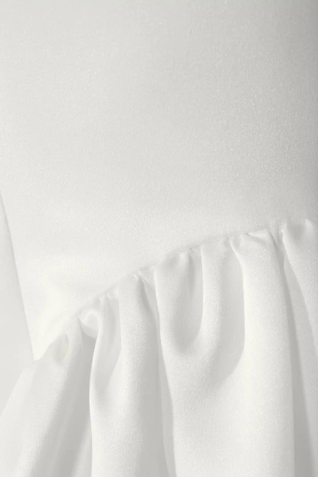 Minimalist Luxe A-Line Spaghetti-Strap V-Neck Satin Pleated Skirt Low-Back Wedding Dress by YiHuiw