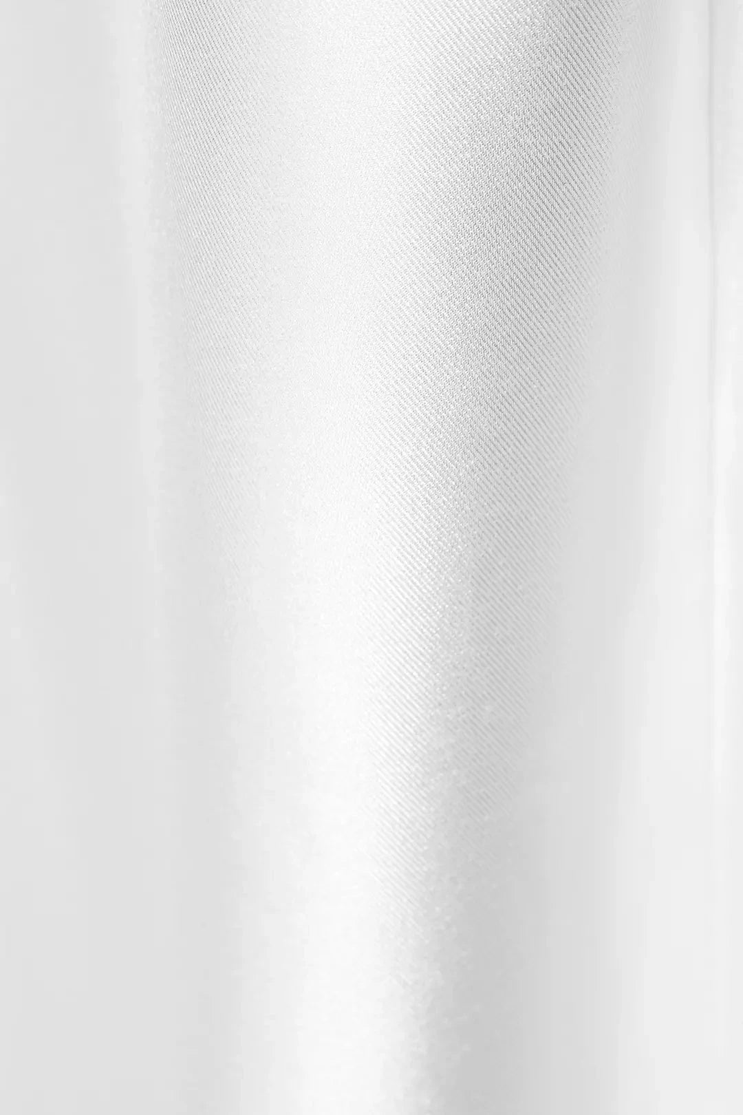 Minimalist Luxe Sheath Strapless Satin Bodice Low-Back Asymmetrical Train Wedding Dress by YiHuiw
