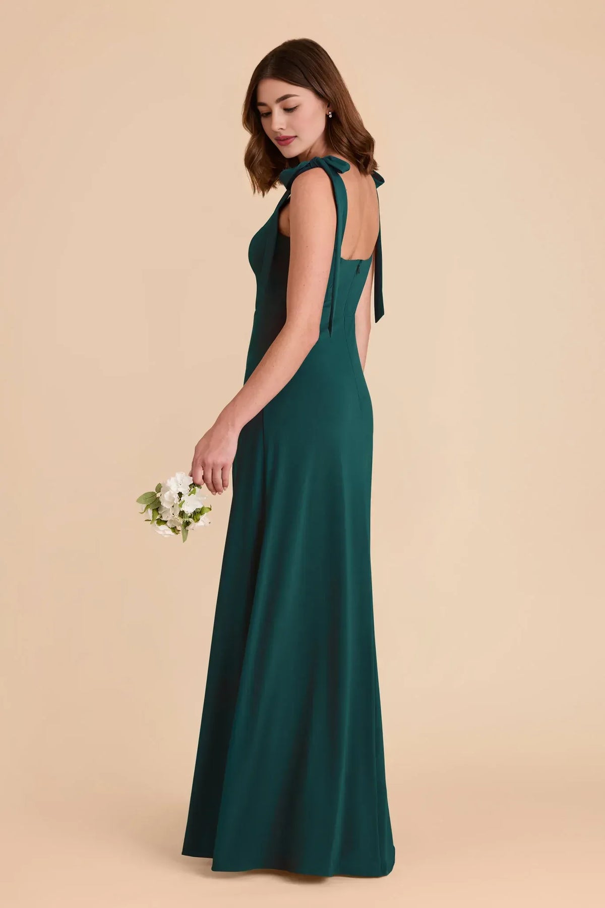 A-Line Square Neck Floor-Length Wedding Dress - Yihuiw by Yihuiw