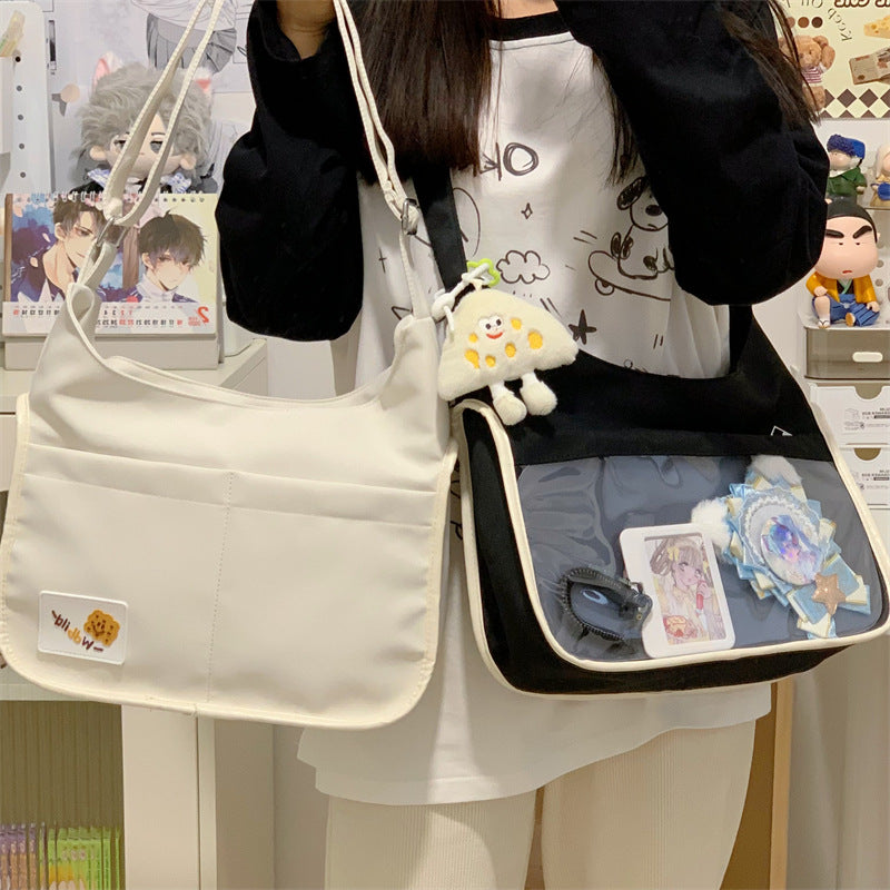 Cute Campus Crossbody Bag Women's Leisure Commute Shoulder