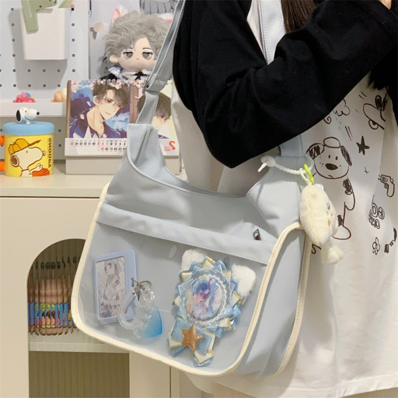 Cute Campus Crossbody Bag Women's Leisure Commute Shoulder