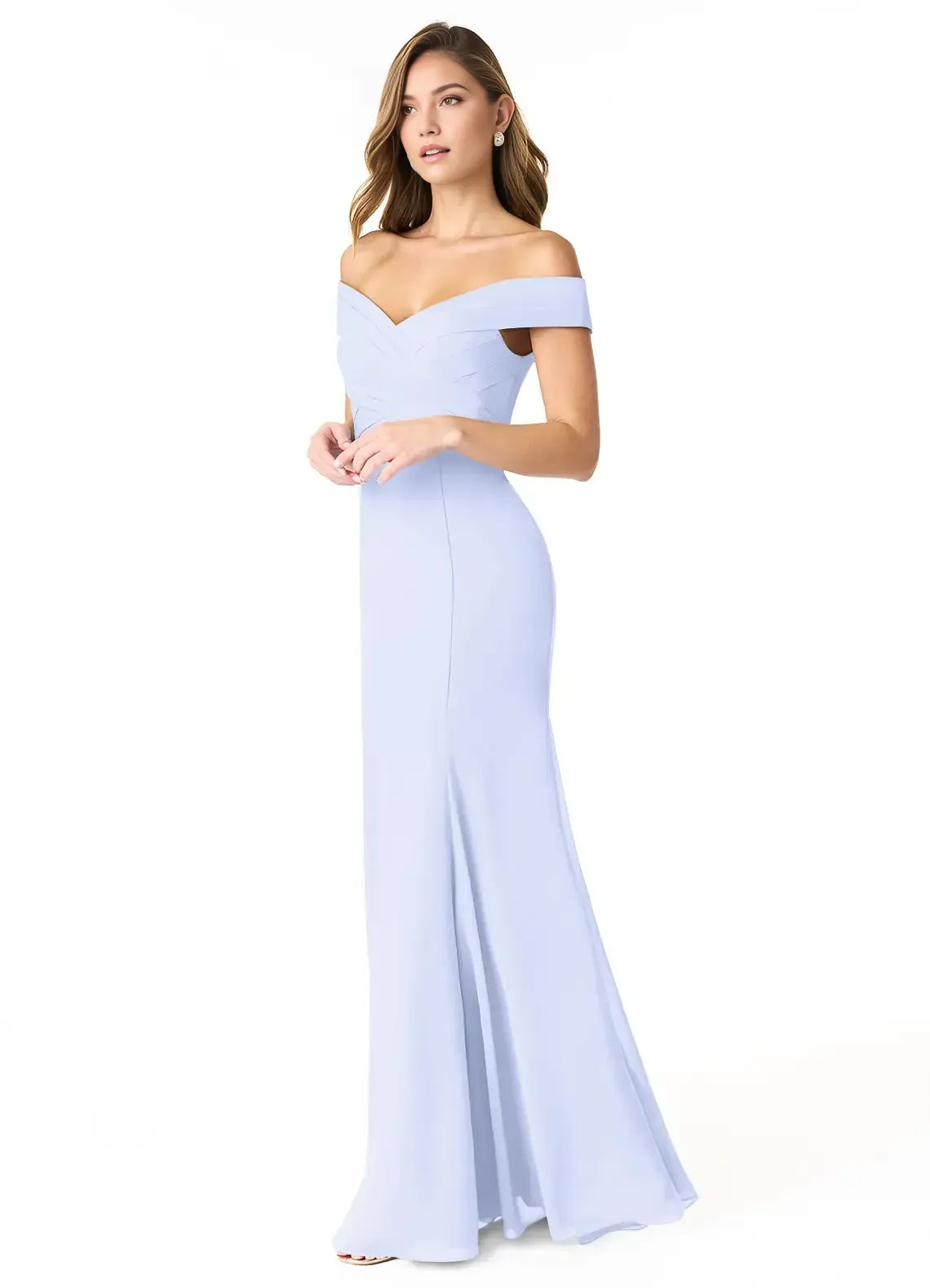 Mermaid Chiffon Ruched Wedding Dress - Yihuiw by Yihuiw