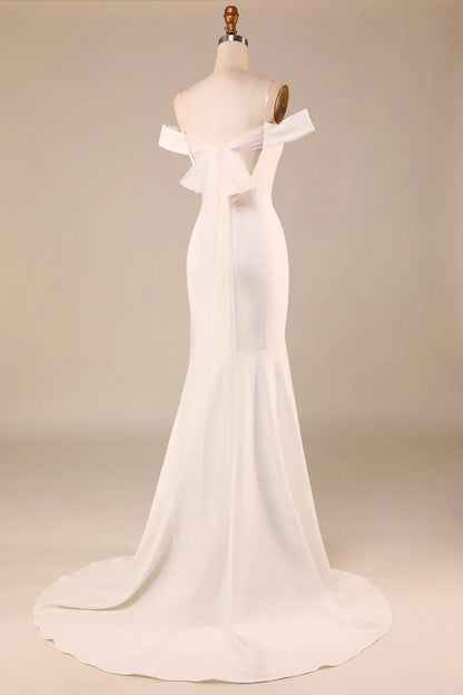 Mermaid Crepe Wedding Dress - Yihuiw by Yihuiw