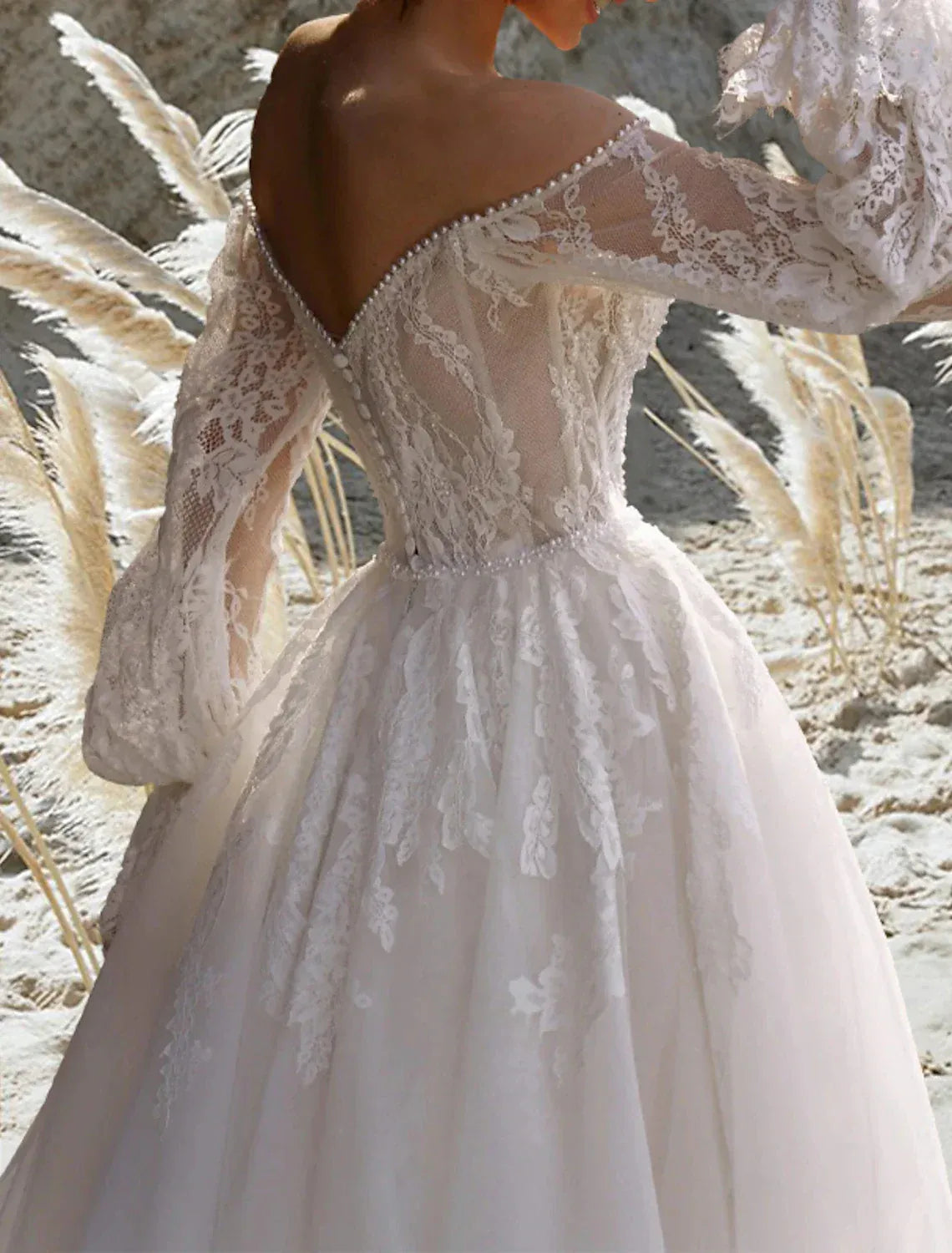 Ball Gown Tulle Wedding Gown - Yihuiw by Yihuiw