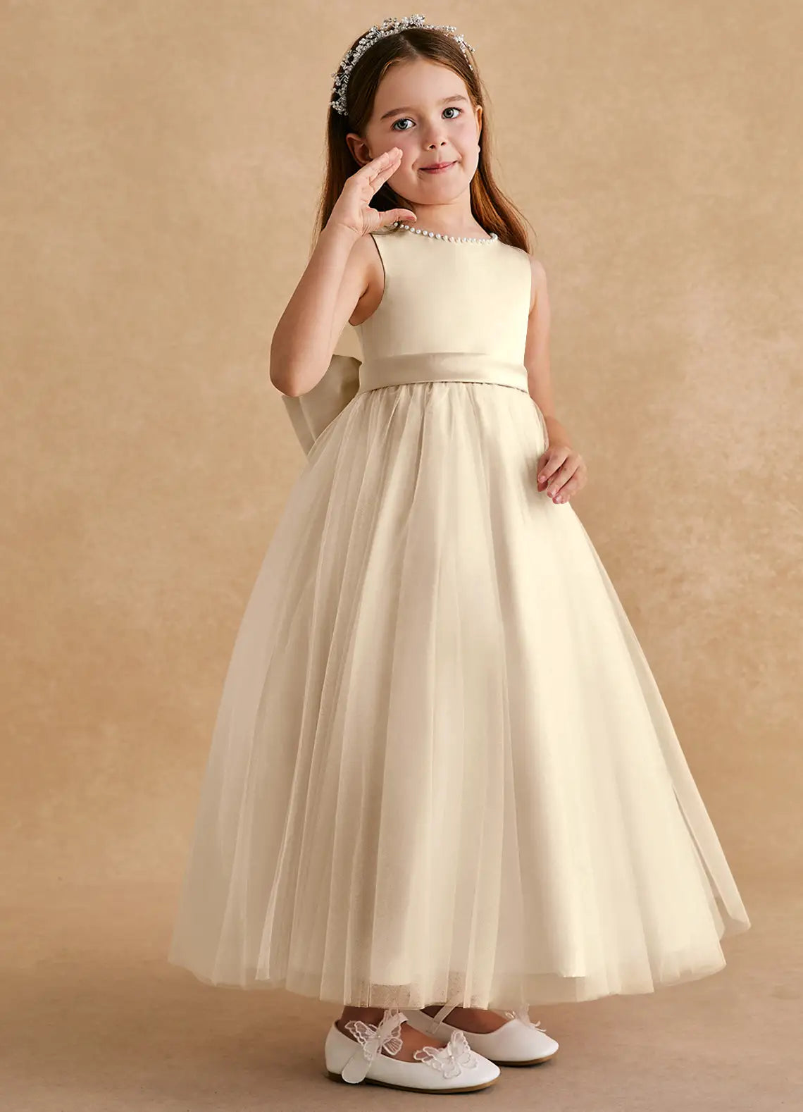 A-Line Sleeveless Floor-Length Formal Dress - Yihuiw by Yihuiw