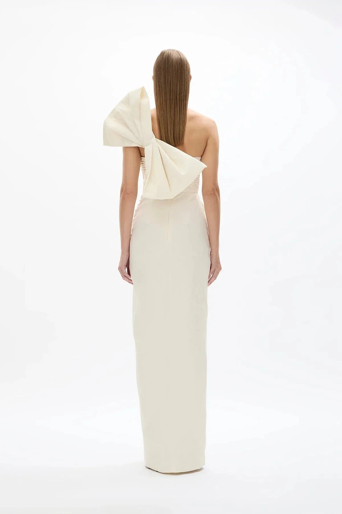 Pleated Sheath One Shoulder Sleeveless Zipper Back Floor Length Hot Sale Prom Dress by YiHuiw