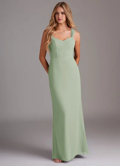 Sheath Sweetheart Chiffon Pleated Wedding Dress - Yihuiw by Yihuiw