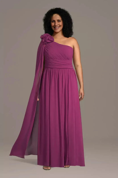 Sophisticated Mermaid Boat Neck Sleeveless Ruffled Back Floor Length Mother of the Bride Dress by YiHuiw