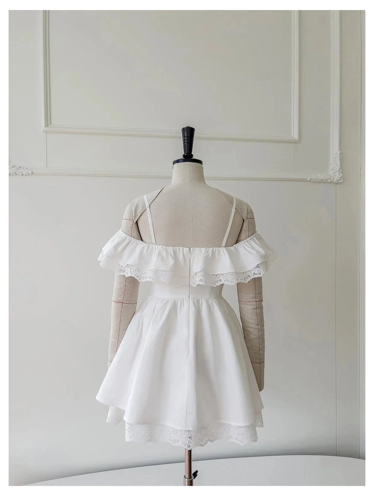 Pretty A line Off The Shoulder White Short Formal Homecoming Dresses Middle School Short 21st Birthday Outfits Graduation Dress Mini Cocktail Dresses by YiHuiw