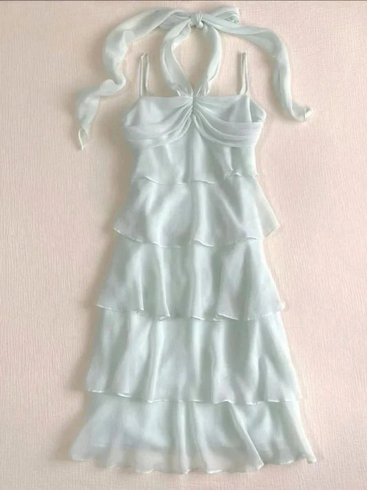 Pretty A line Spaghetti Straps Light Sky Blue Formal Homecoming Dresses Short 21st Birthday Outfits Graduation Dress Mini Cocktail Dresses by YiHuiw